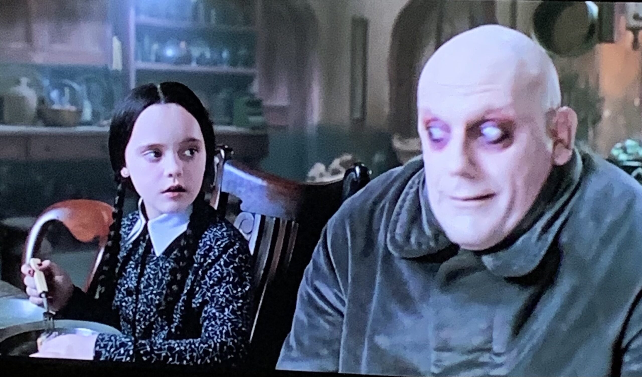 Wednesday Addams and uncle Fester