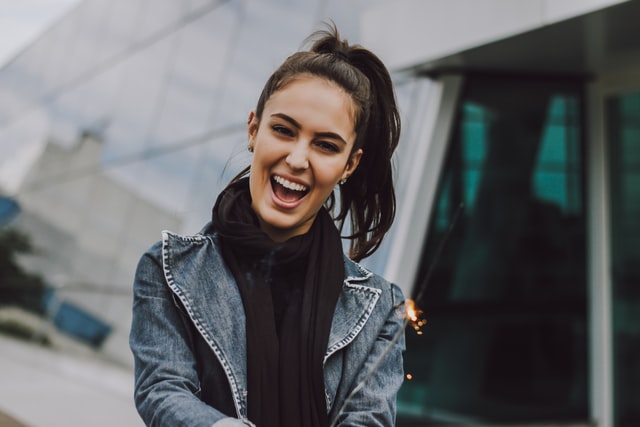 the image is showing a young woman with dark hair smiling into the camera the blog post is about the importance of core values in life and finding purpose