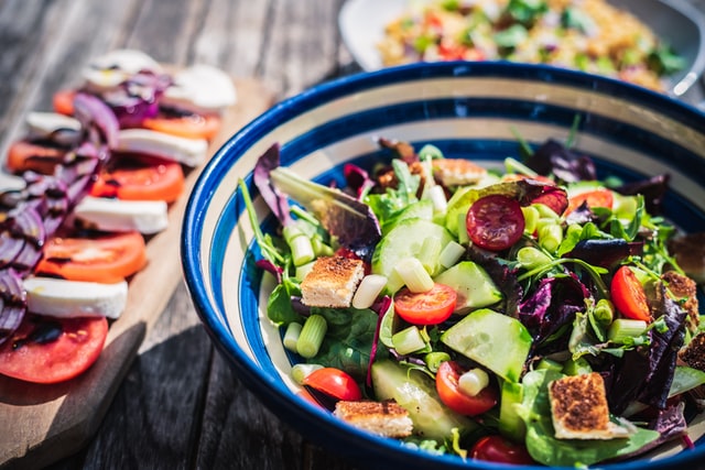 fresh tasty summer salad self-care ideas for summer eat colourful