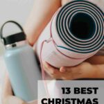 close up of woman holding yoga mat and bottle of water 13 best christmas gifts for yogis