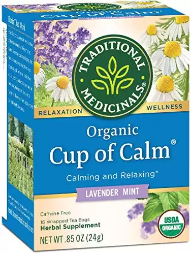 Cup of Calm Lavender Mint Tea