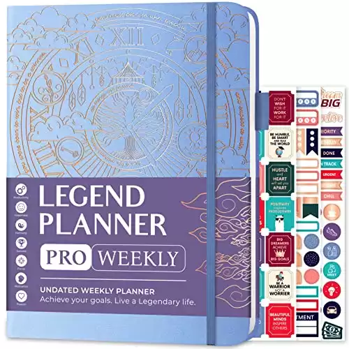 Legend Planner PRO – Deluxe Weekly & Monthly Life Planner