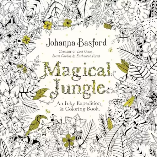 Magical Jungle: Coloring Book for Adults