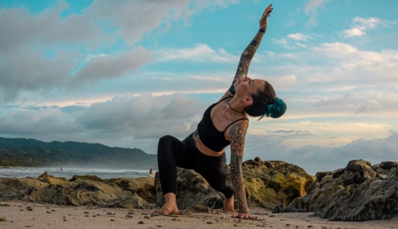 letyourshadowshine yoga beach e1713538944336