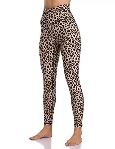 Colorfulkoala High Waisted Leopard Print Yoga Pants