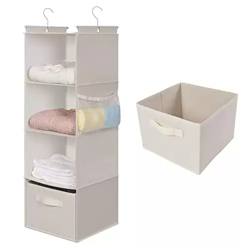 4-Shelf Hanging Closet Organizer