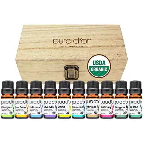 PURA D'OR Organic Essential Oils Set