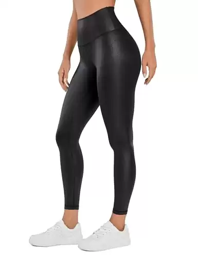 CRZ YOGA Butterluxe Matte Faux Leather Leggings